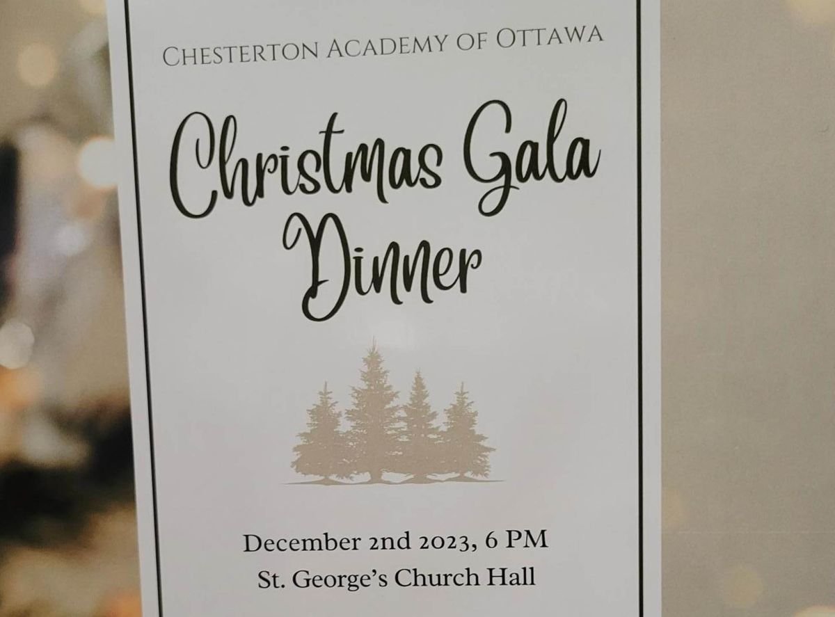 CHRISTMAS GALA DINNER - Chesterton Academy of Ottawa